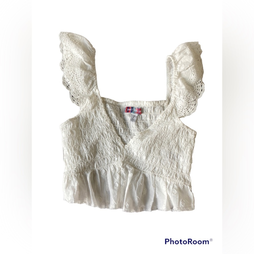Urban outfitters Dottie smocked blouse